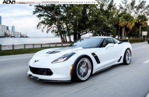 Chevrolet Corvette Z06 on ADV.1 Wheels (ADV70TSSL) 2015 года